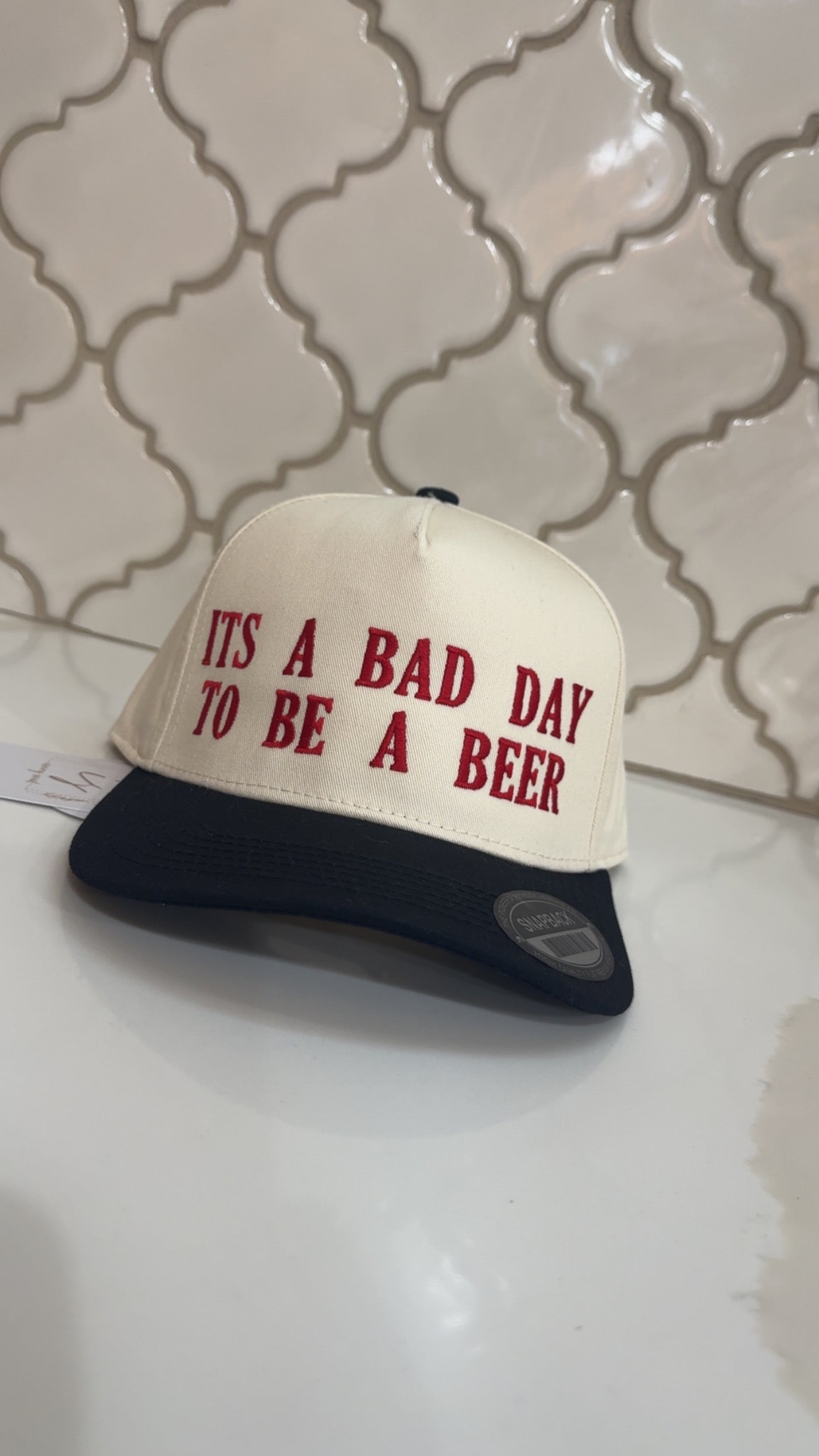 its a bad day to be a beer hat