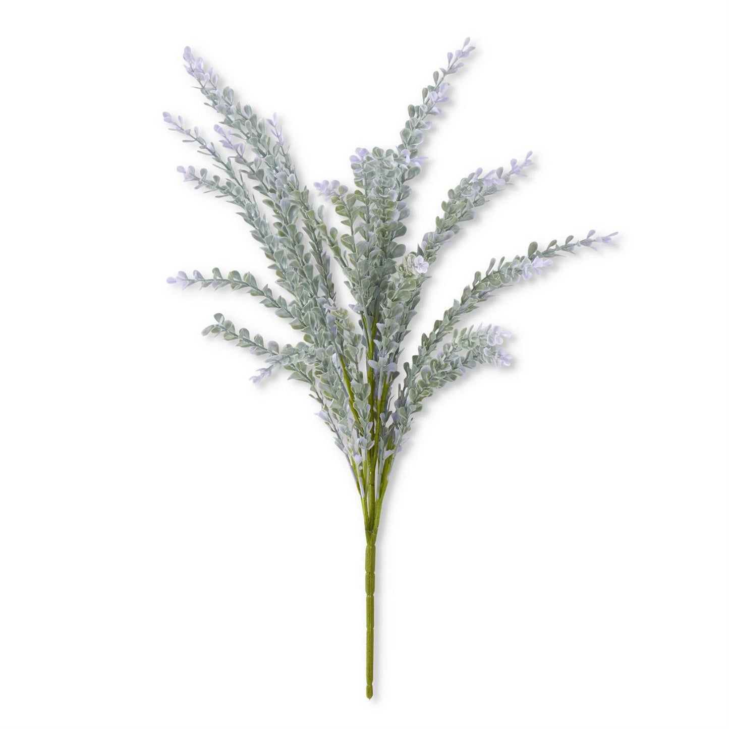 23" soft green w/ purple real touch bush