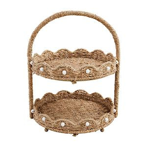 scalloped tiered server