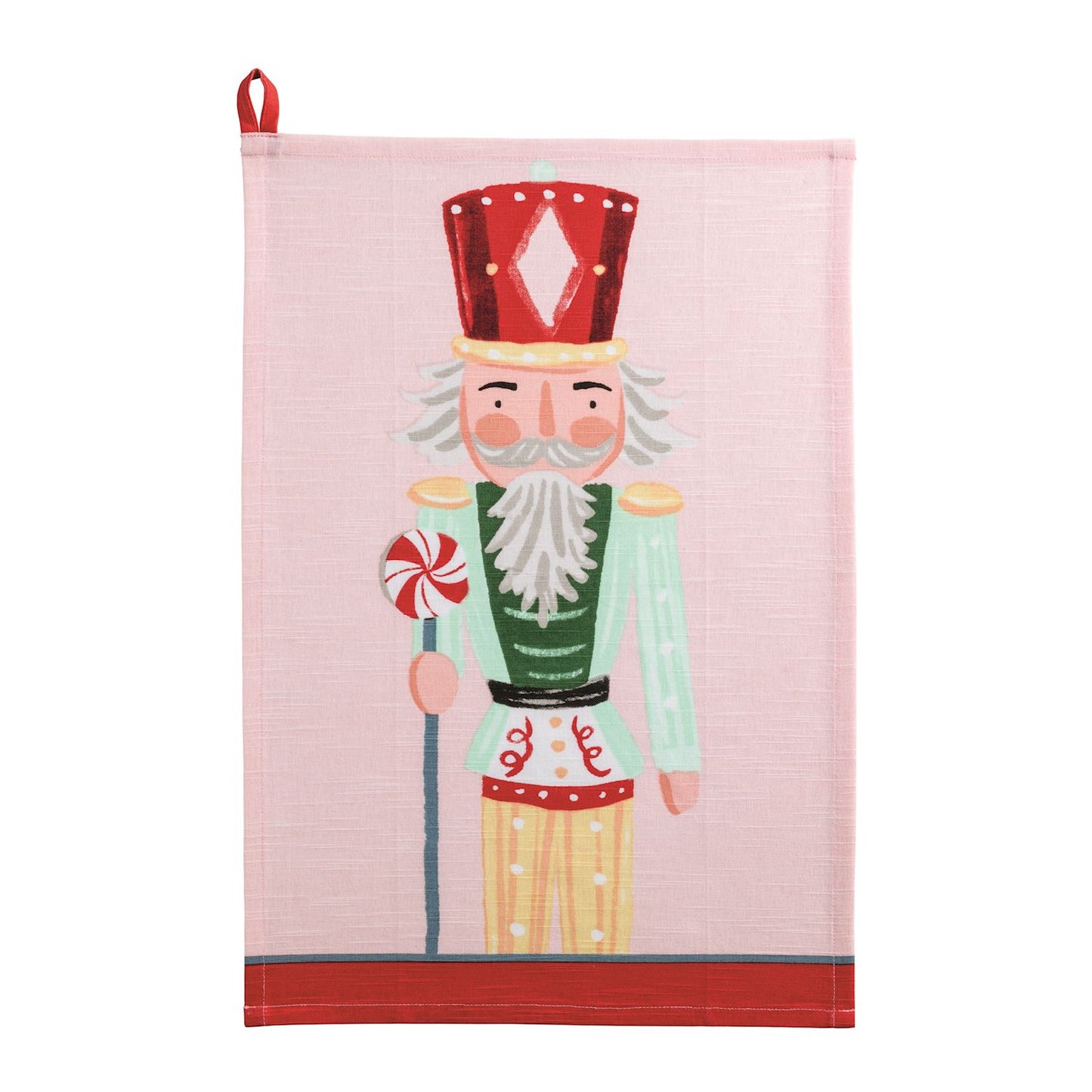 pink nutcracker towel