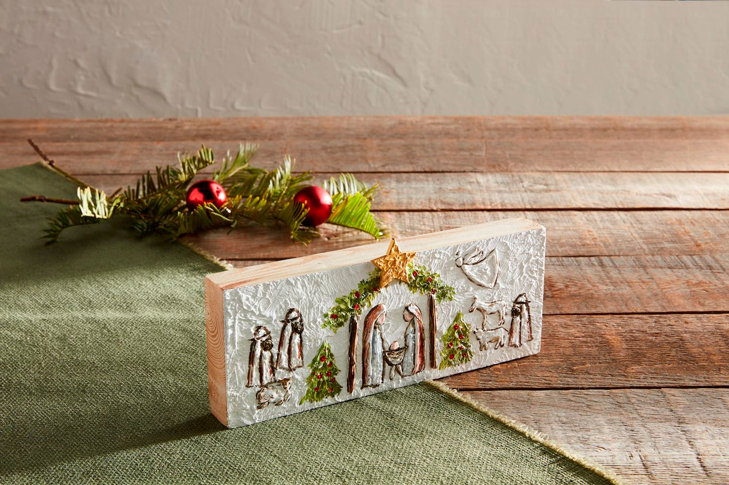 nativity plaque