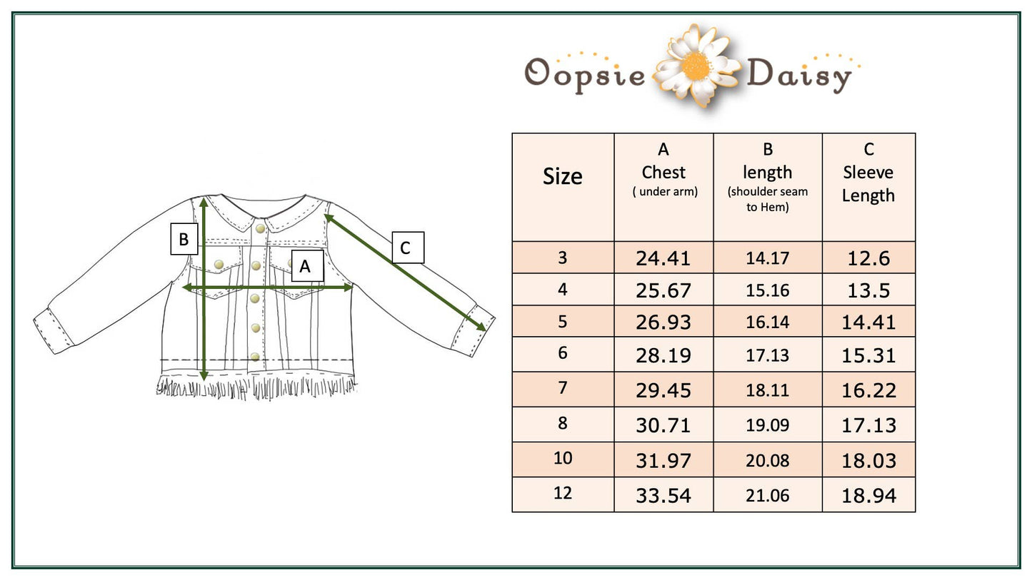 kids light wash faded denim fringe winter button jacket