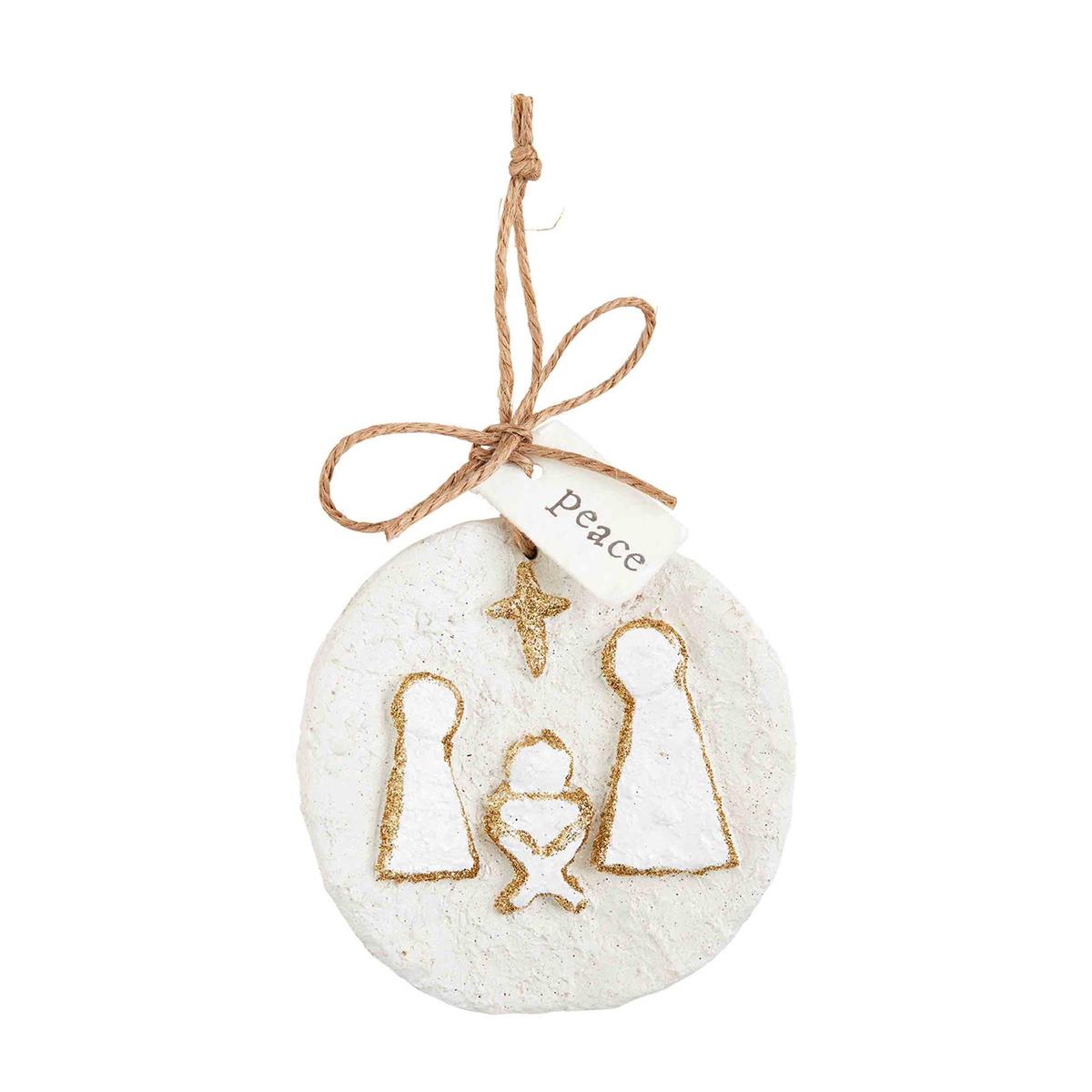 glitter papier-mache ornaments - Ivory Soul