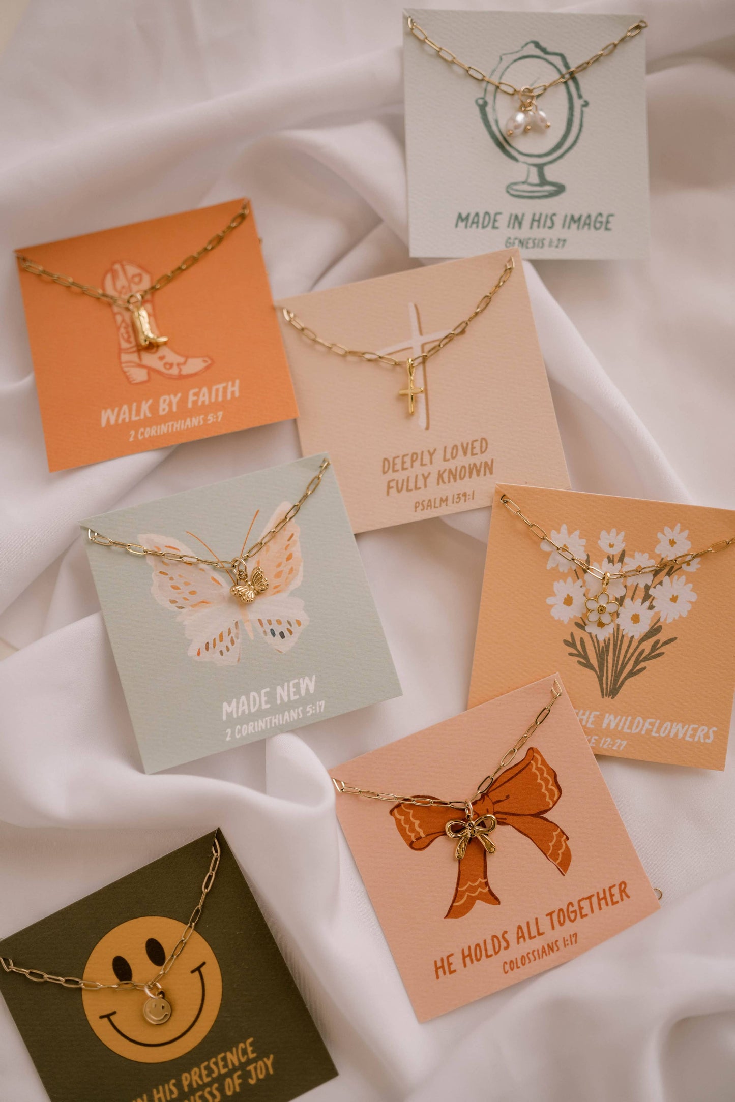 consider the wildflowers charm necklace