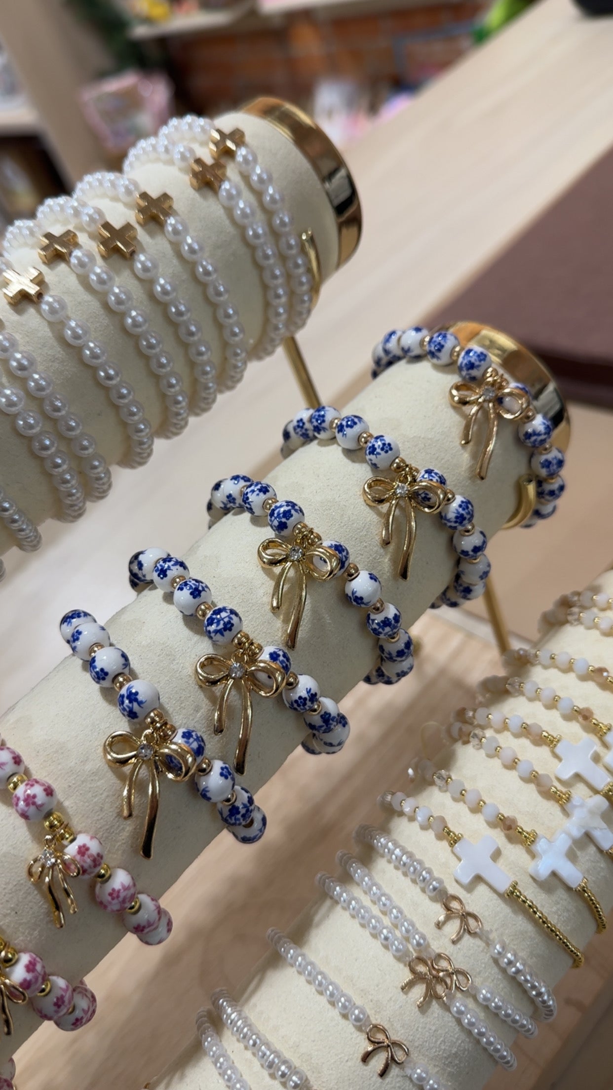 bloom + bow bracelets