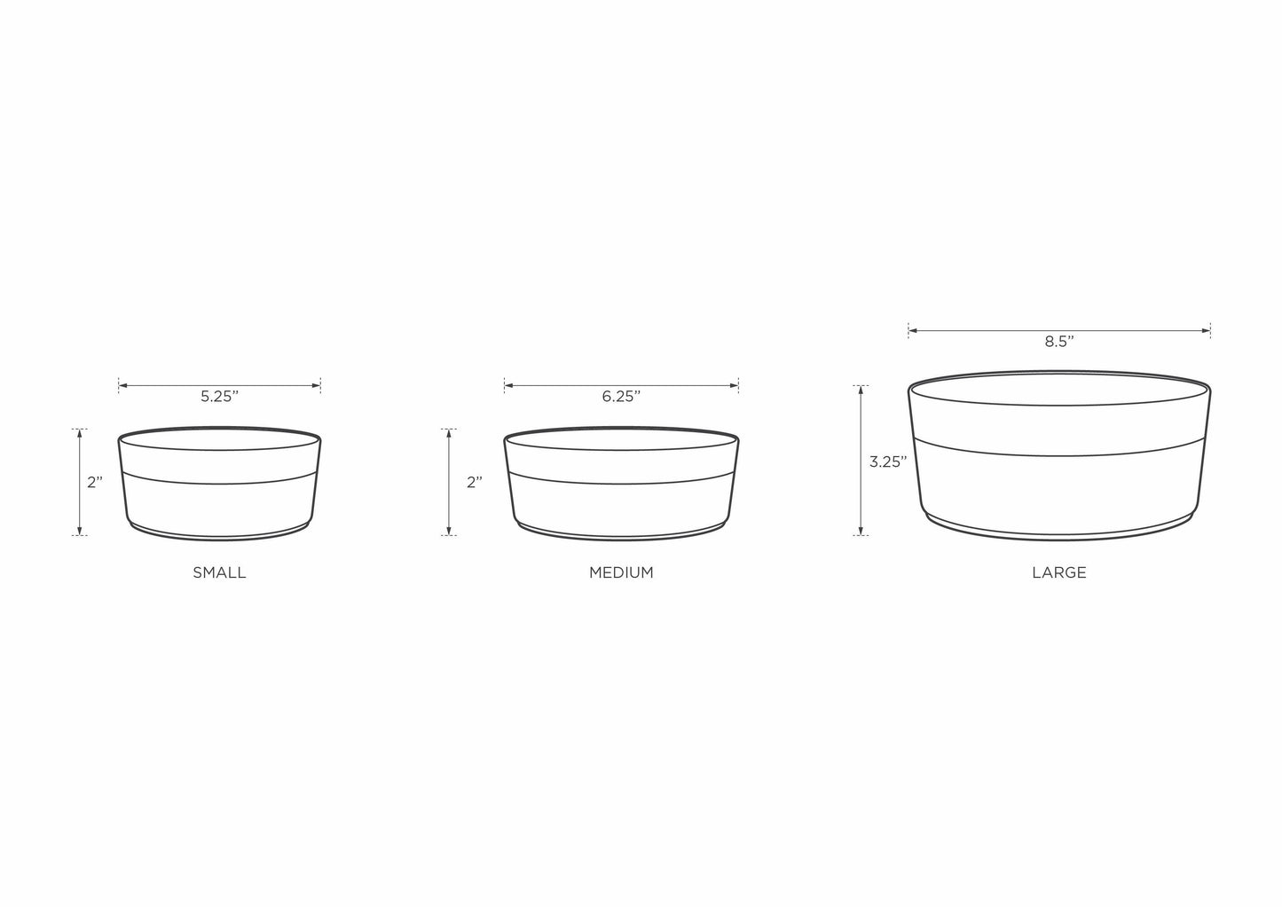 classic water white pet bowl