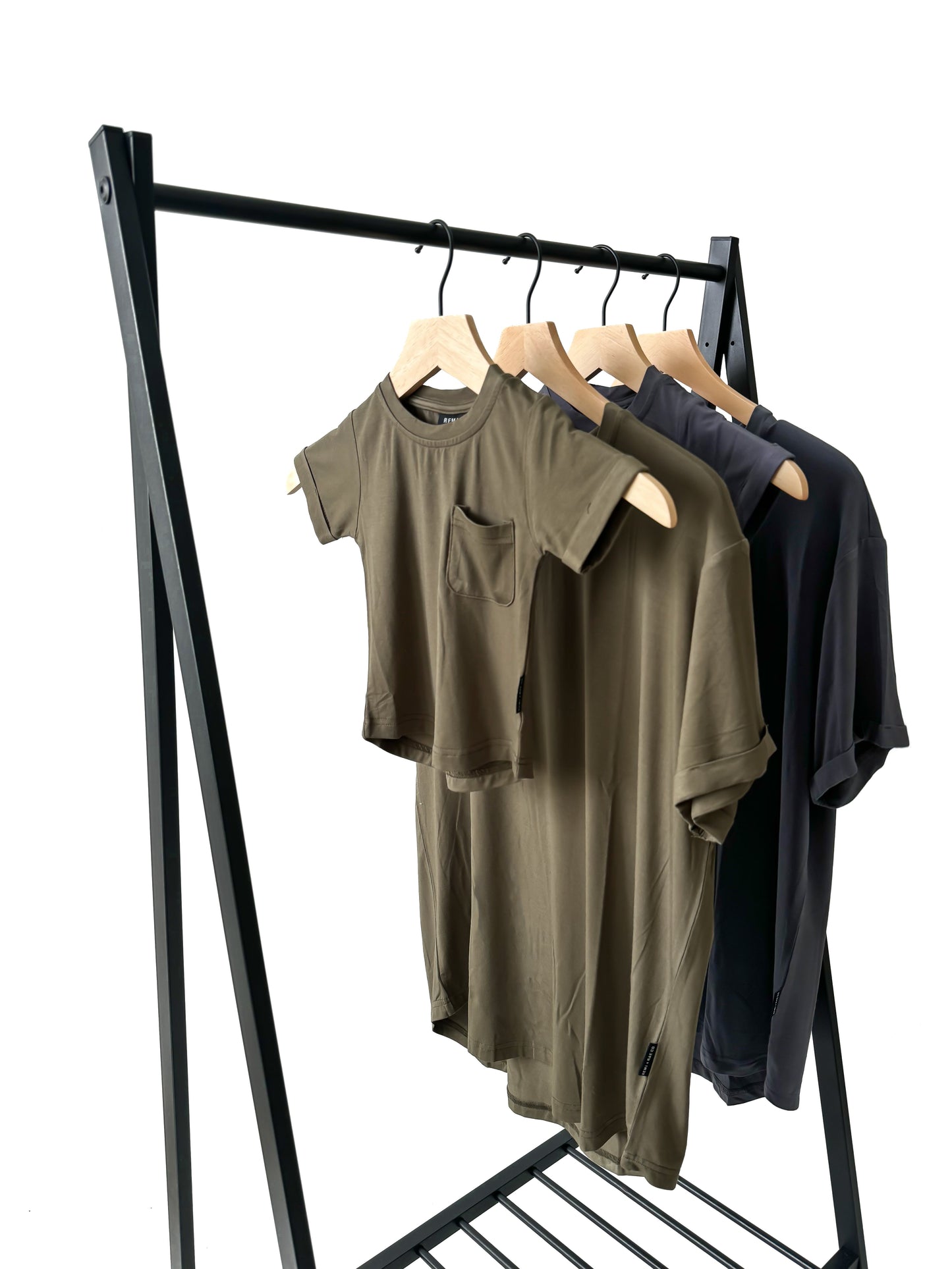 ADULT - BAMBOO BASIC TEE - STORM - Ivory Soul