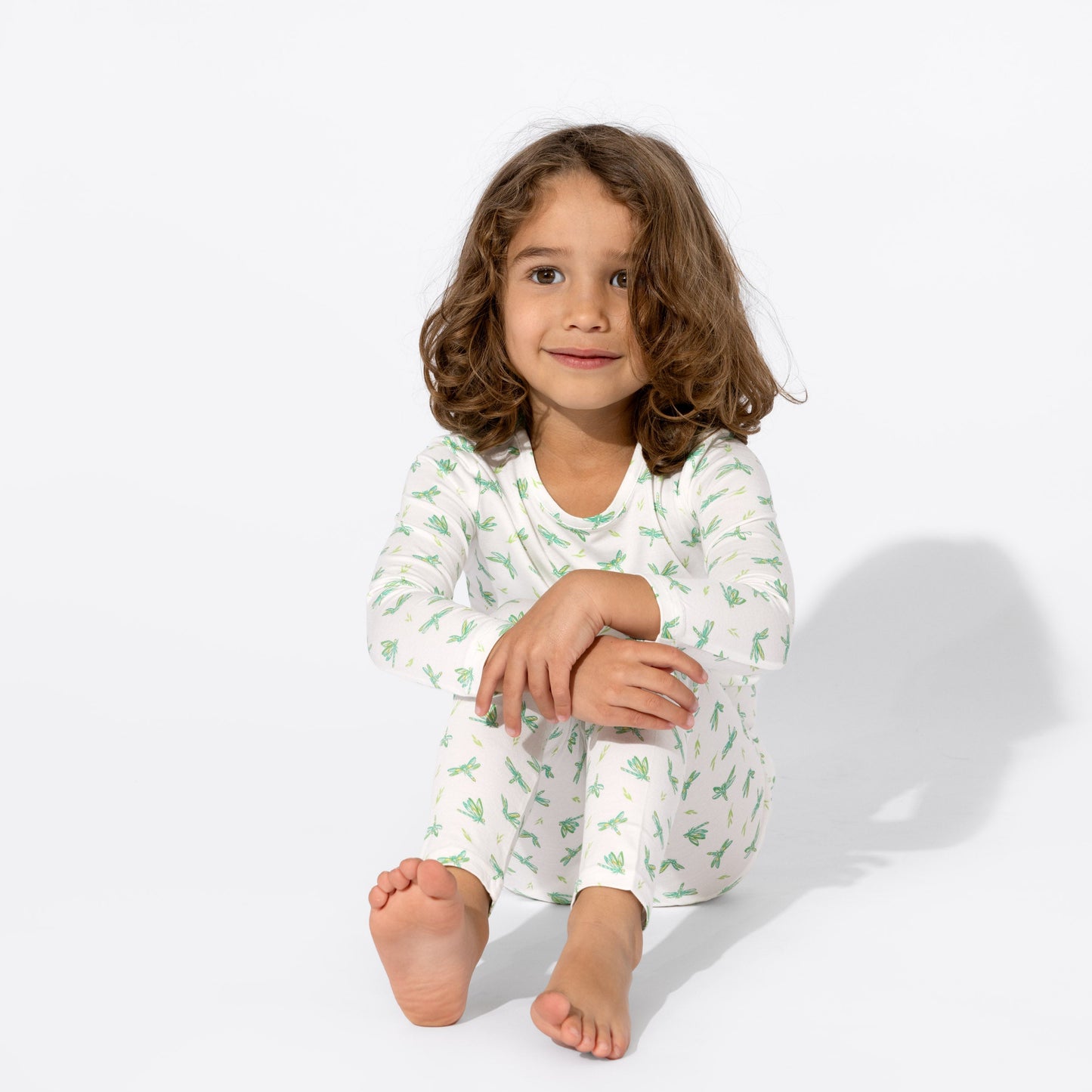 Dragonfly Bamboo Kids Pajamas - Ivory Soul