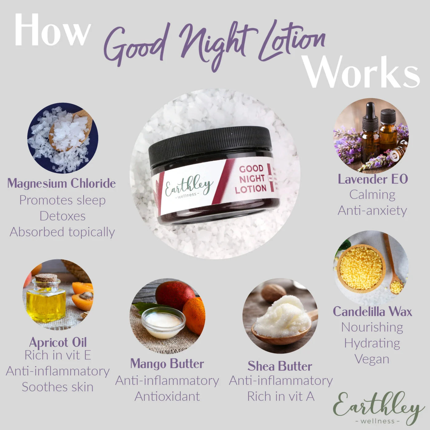 good night lotion (magnesium lotion) - Ivory Soul