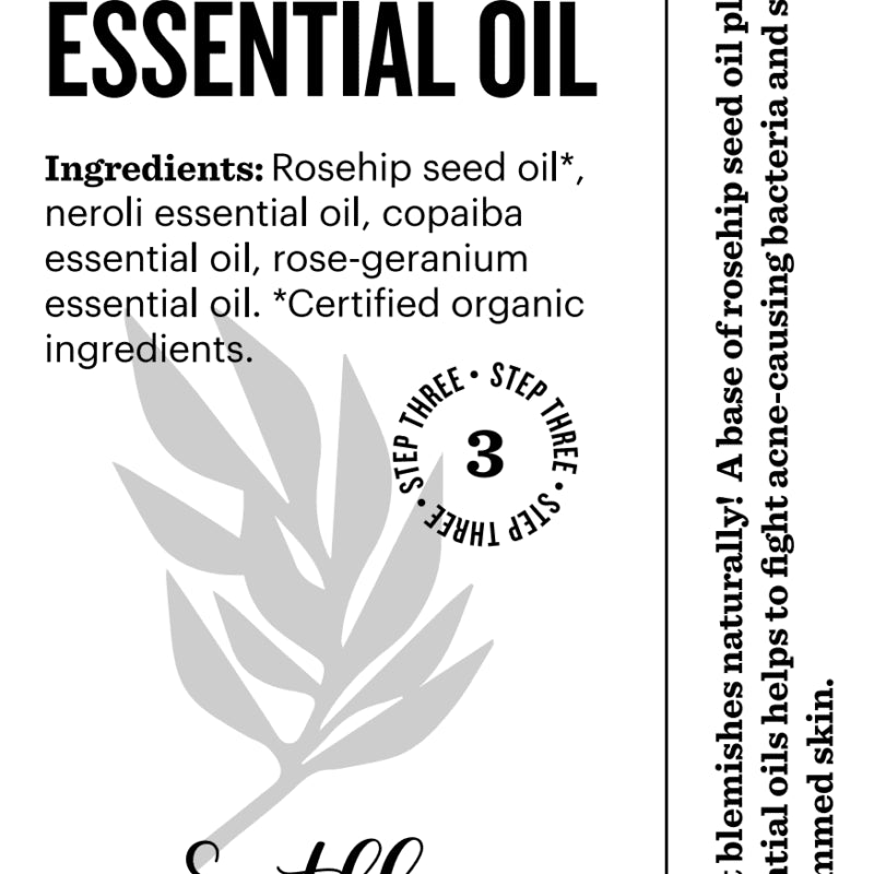 clear skin essential oil roller • for acne + redness - Ivory Soul