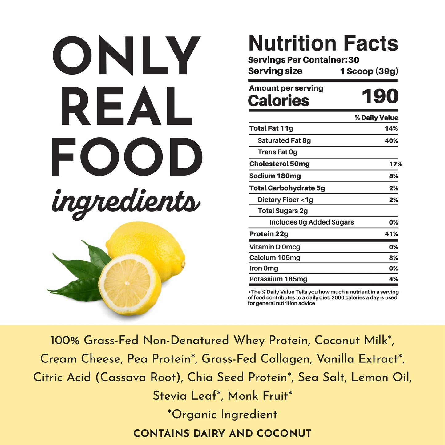 lemon swish protein powder single serving - Ivory Soul