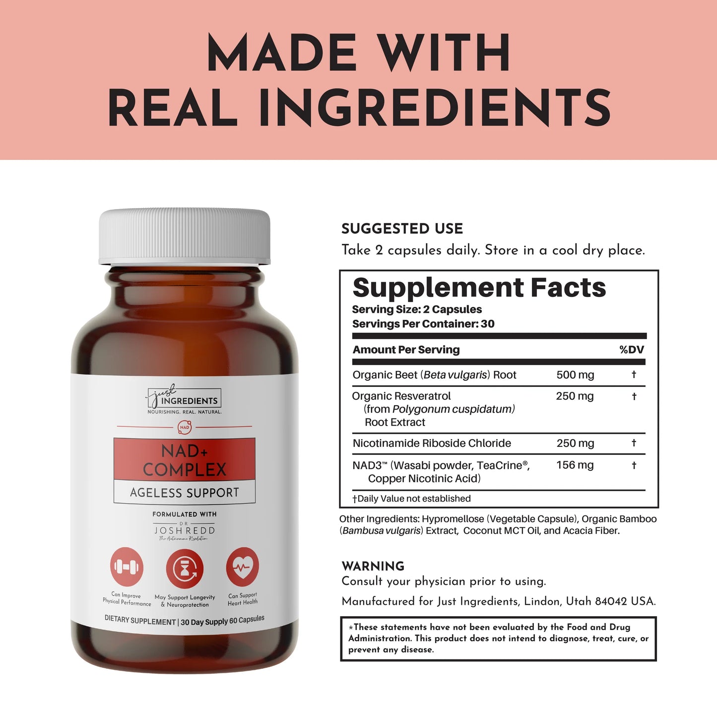 nad+ complex ageless support - Ivory Soul