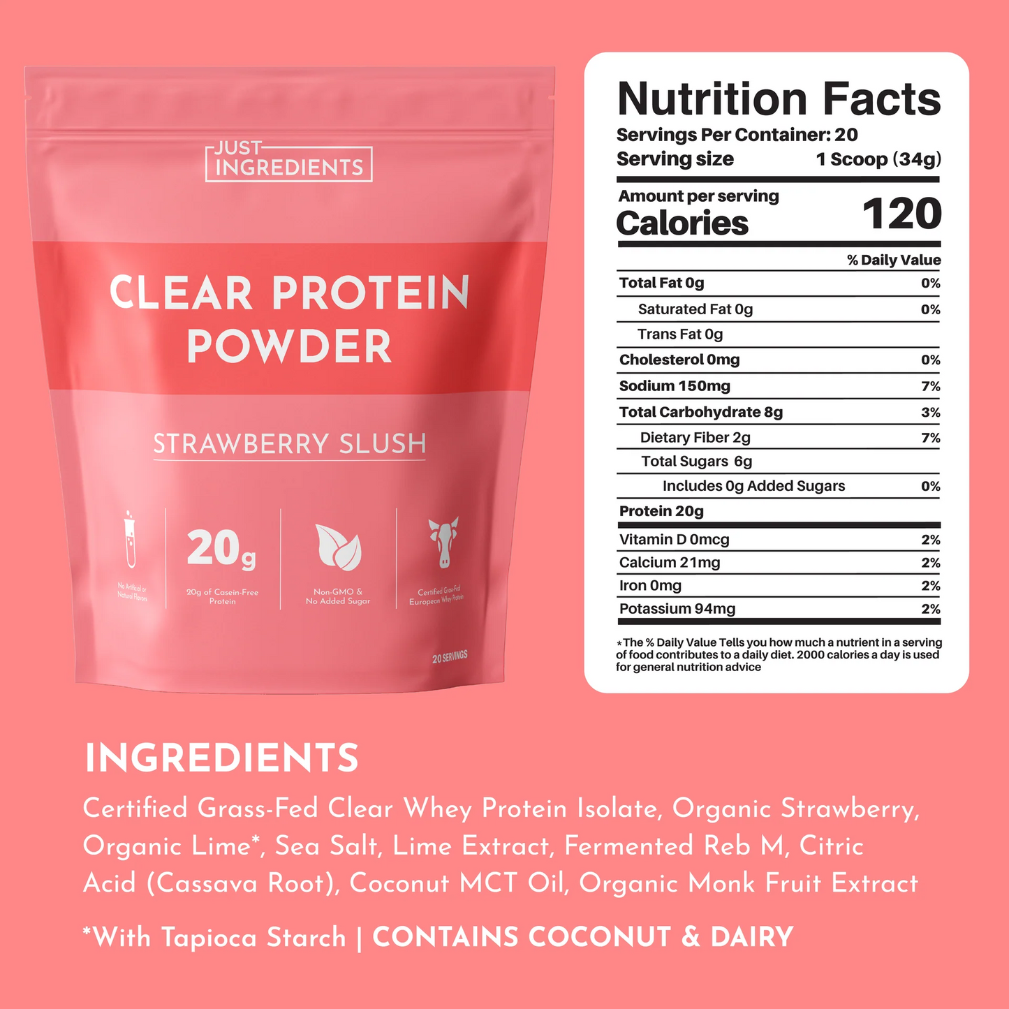 strawberry slush clear protein powder