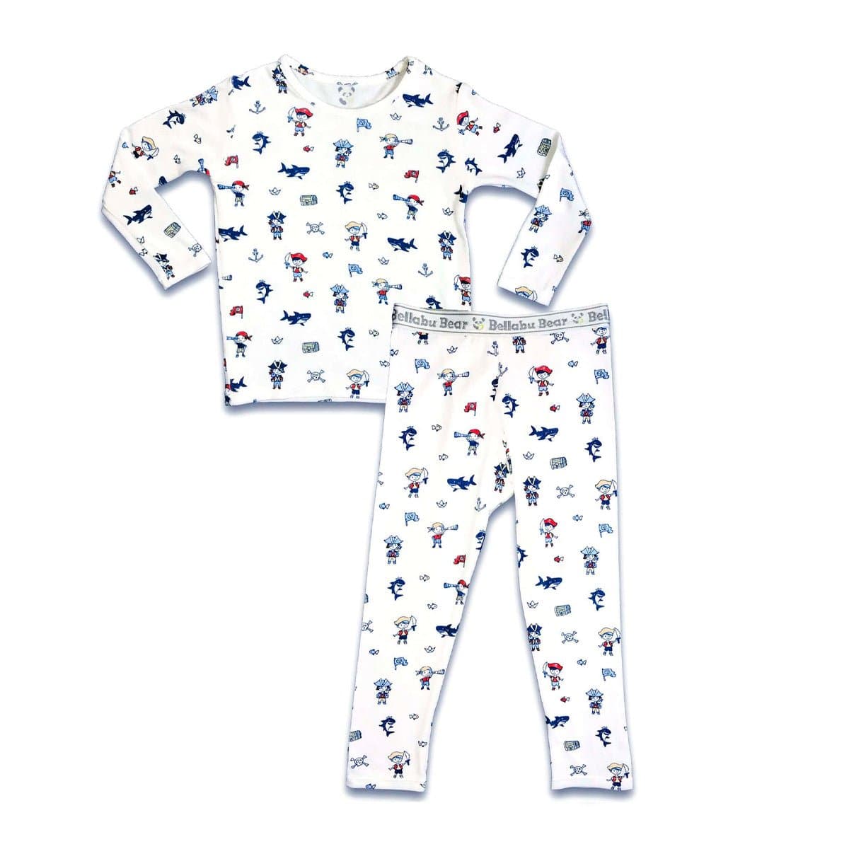 Pirate Bamboo Kids Pajamas - Ivory Soul