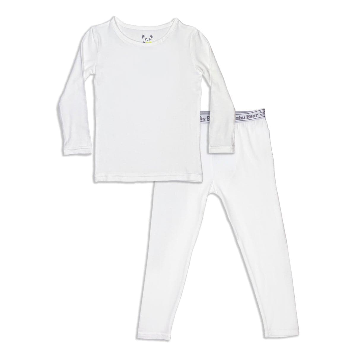 Milk White Bamboo Kids Pajamas - Ivory Soul