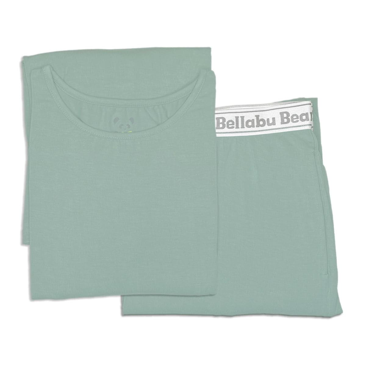 Misty Green Bamboo Men's Pajama Set - Ivory Soul