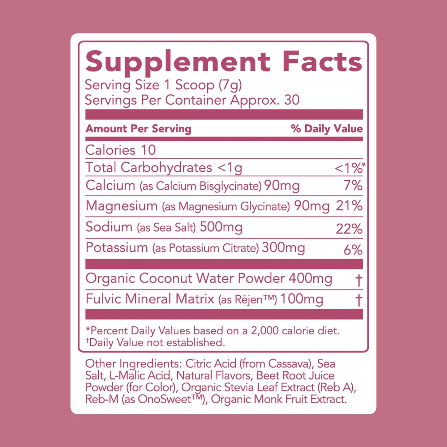 sour cherry hydrate + electrolytes | 30 servings