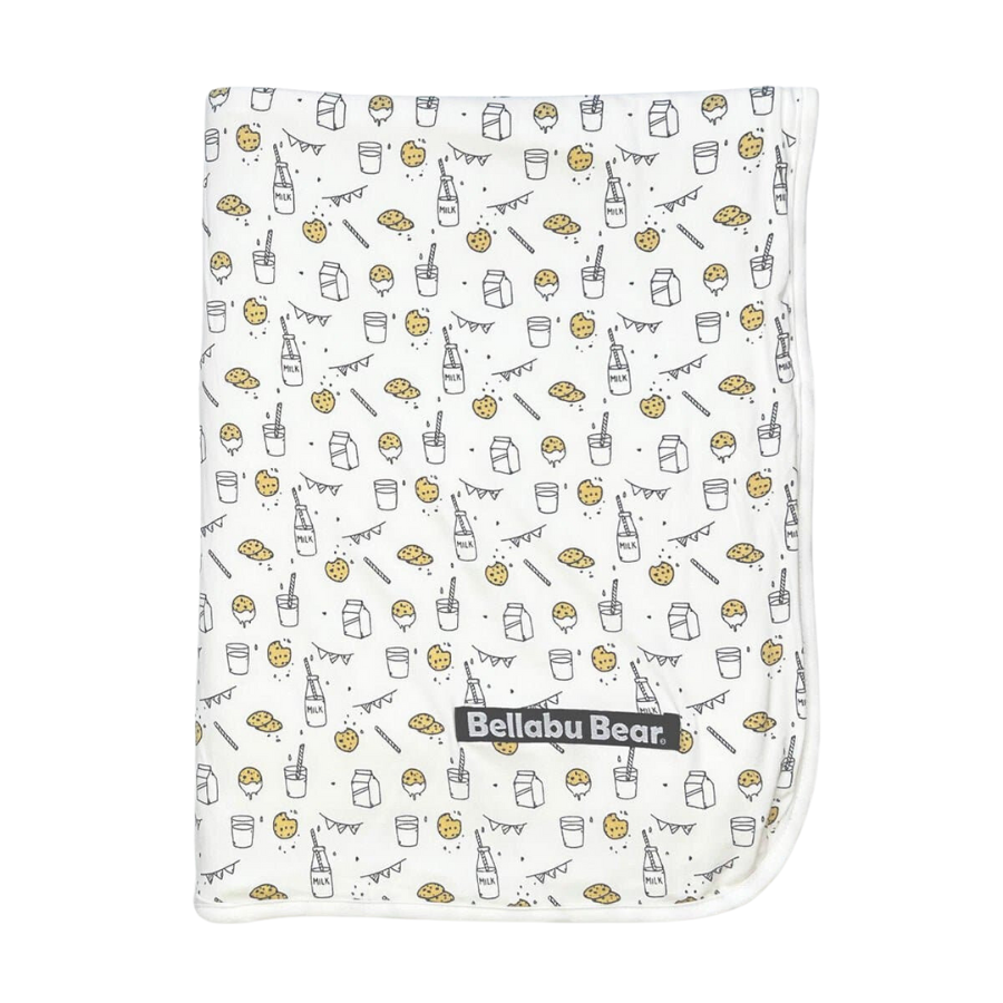 Milk & Cookies Bamboo Sherpa Blanket - Ivory Soul