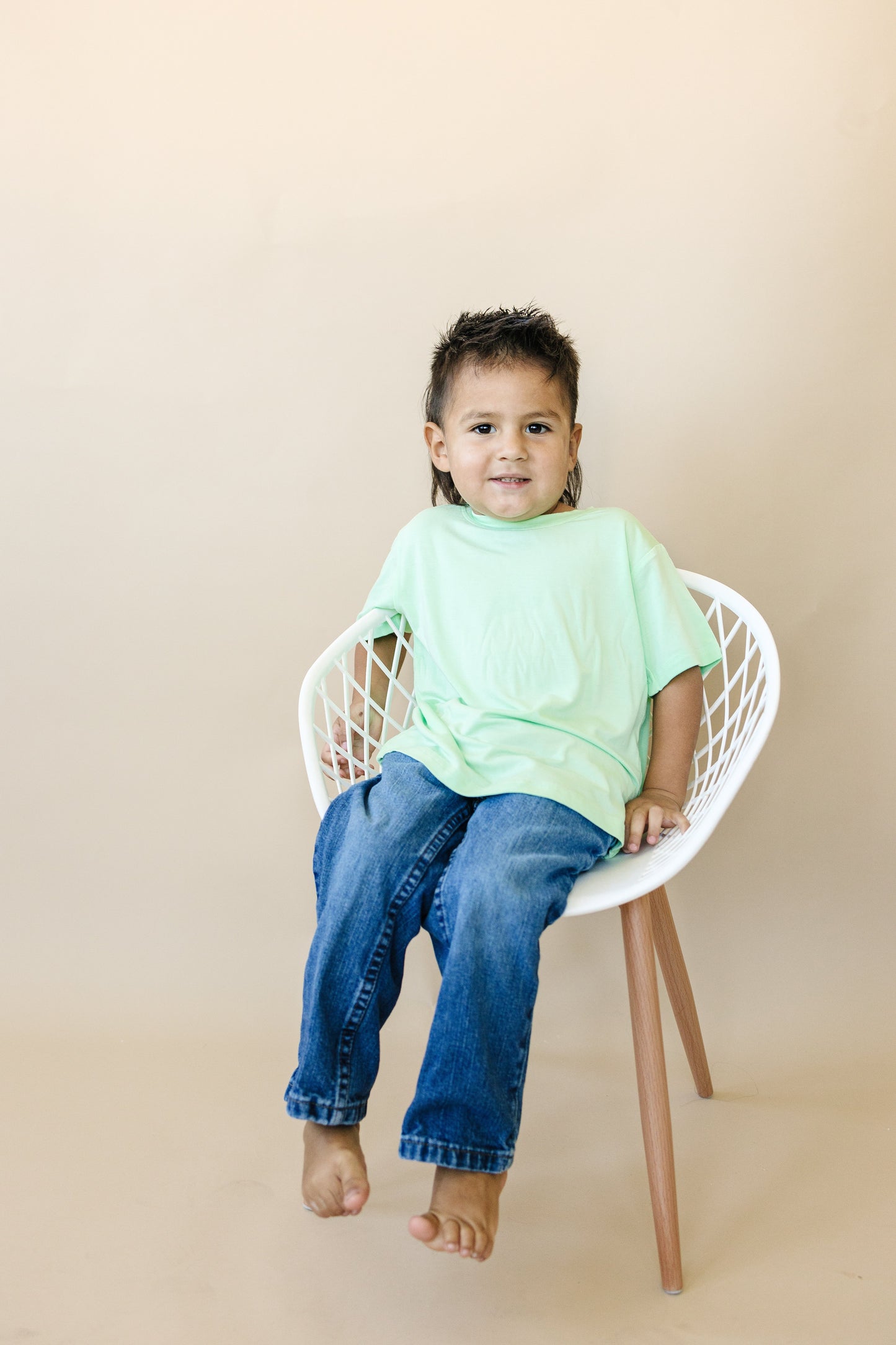 Lime Bamboo Tee - Ivory Soul
