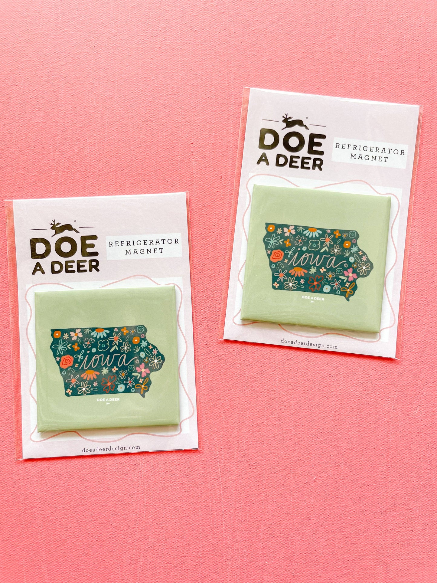 iowa floral magnet