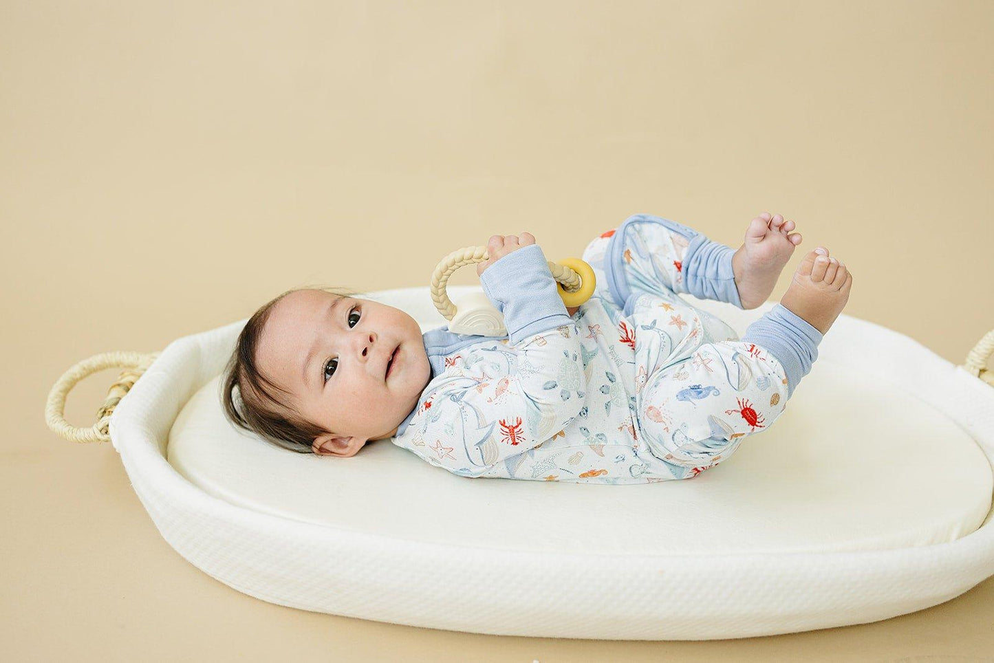 Coastal Cutie Modal Zippy Romper - Ivory Soul