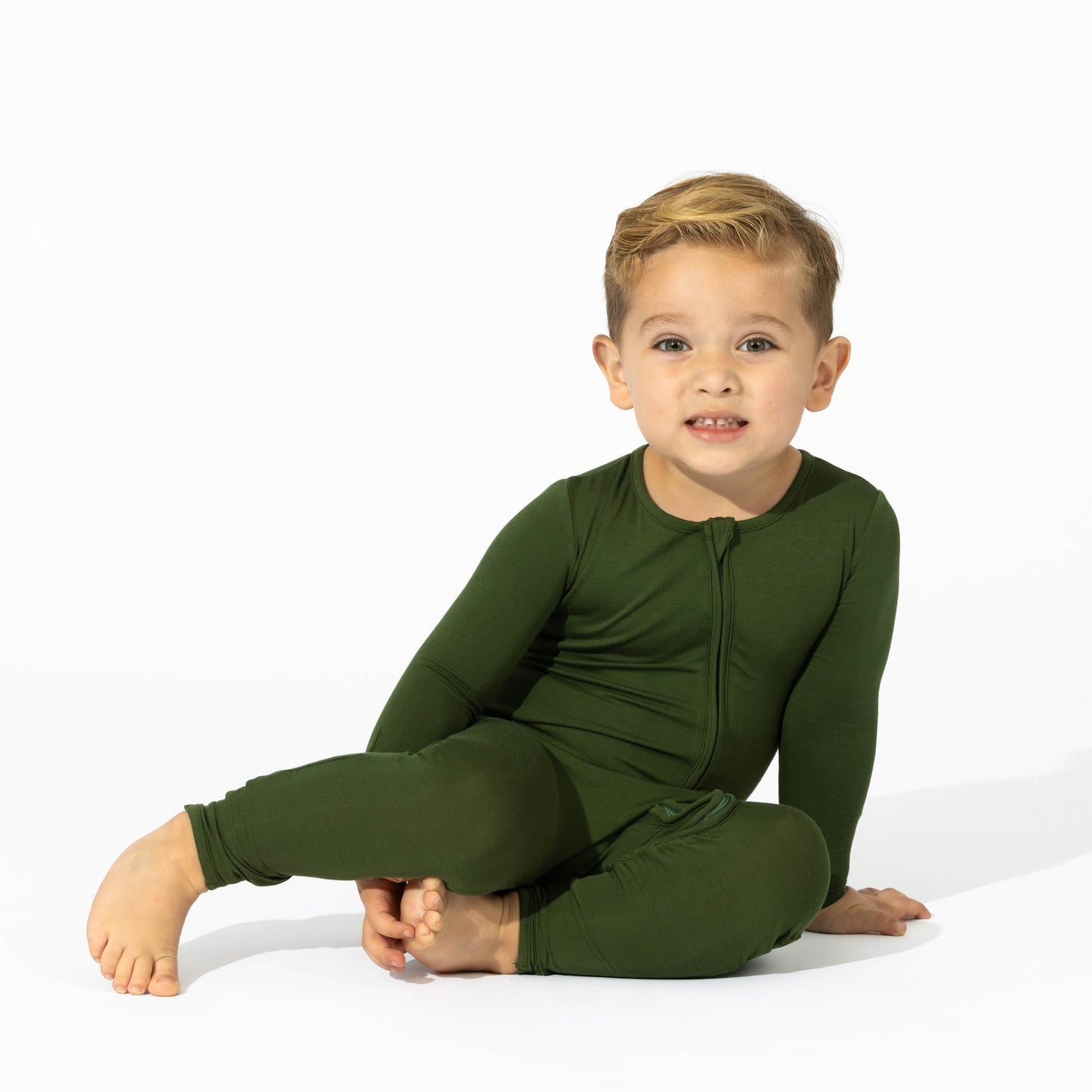 Evergreen Bamboo Convertible Footie - Ivory Soul