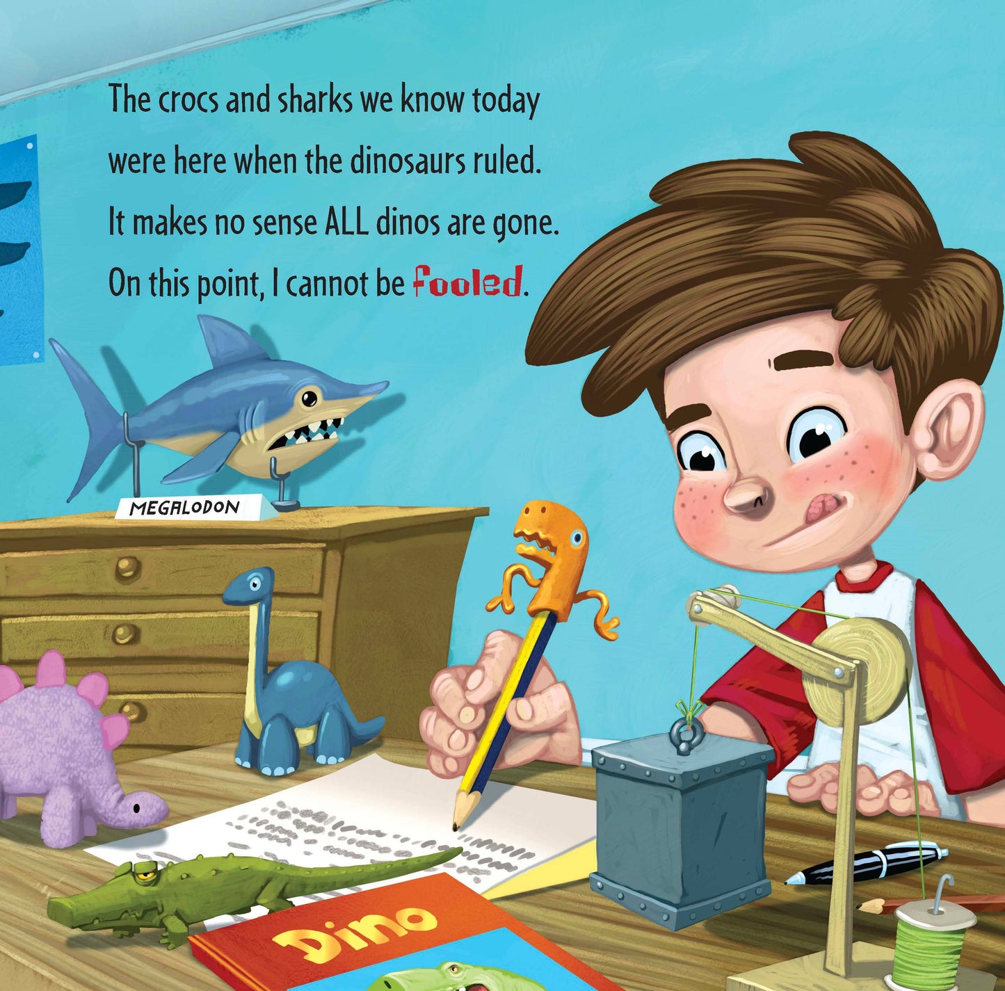 how to catch a dinosaur