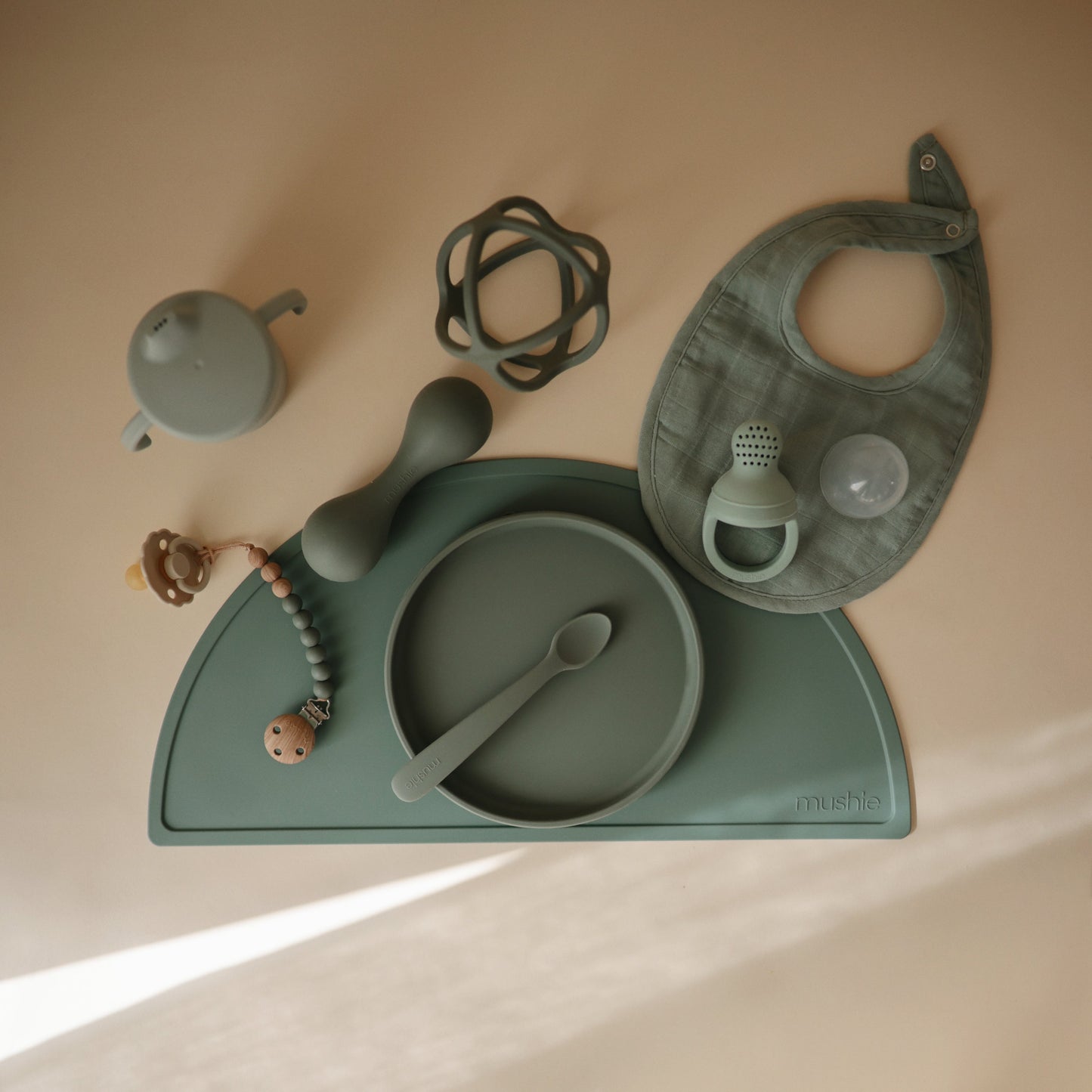 Silicone Baby Rattle Toy - Ivory Soul