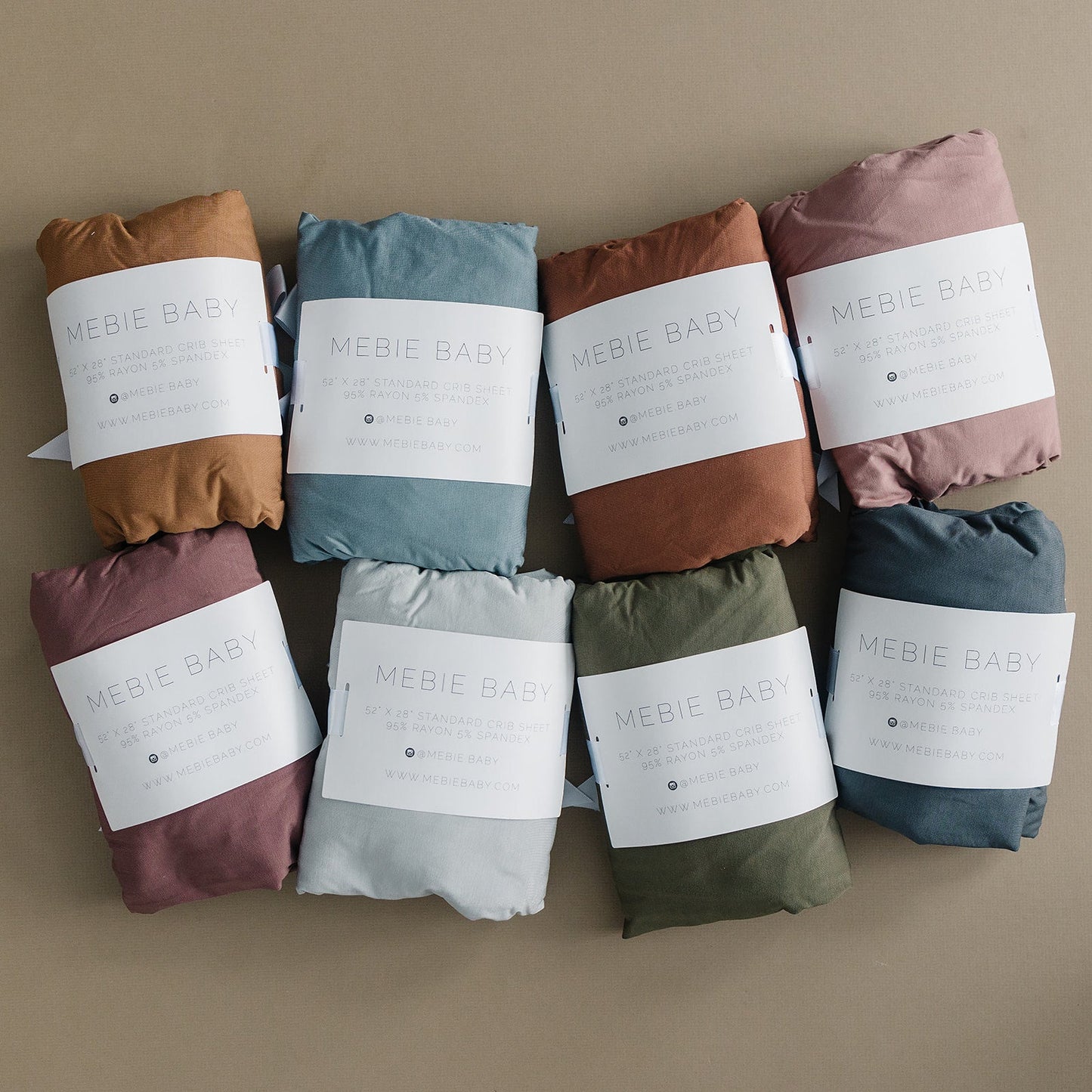 Charcoal Bamboo Stretch Crib Sheet - Ivory Soul