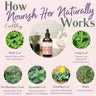 nourish her naturally- liquid herbal support for her