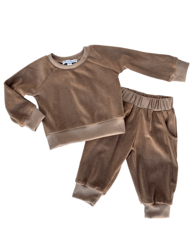 theodore two-piece lounge set- maple