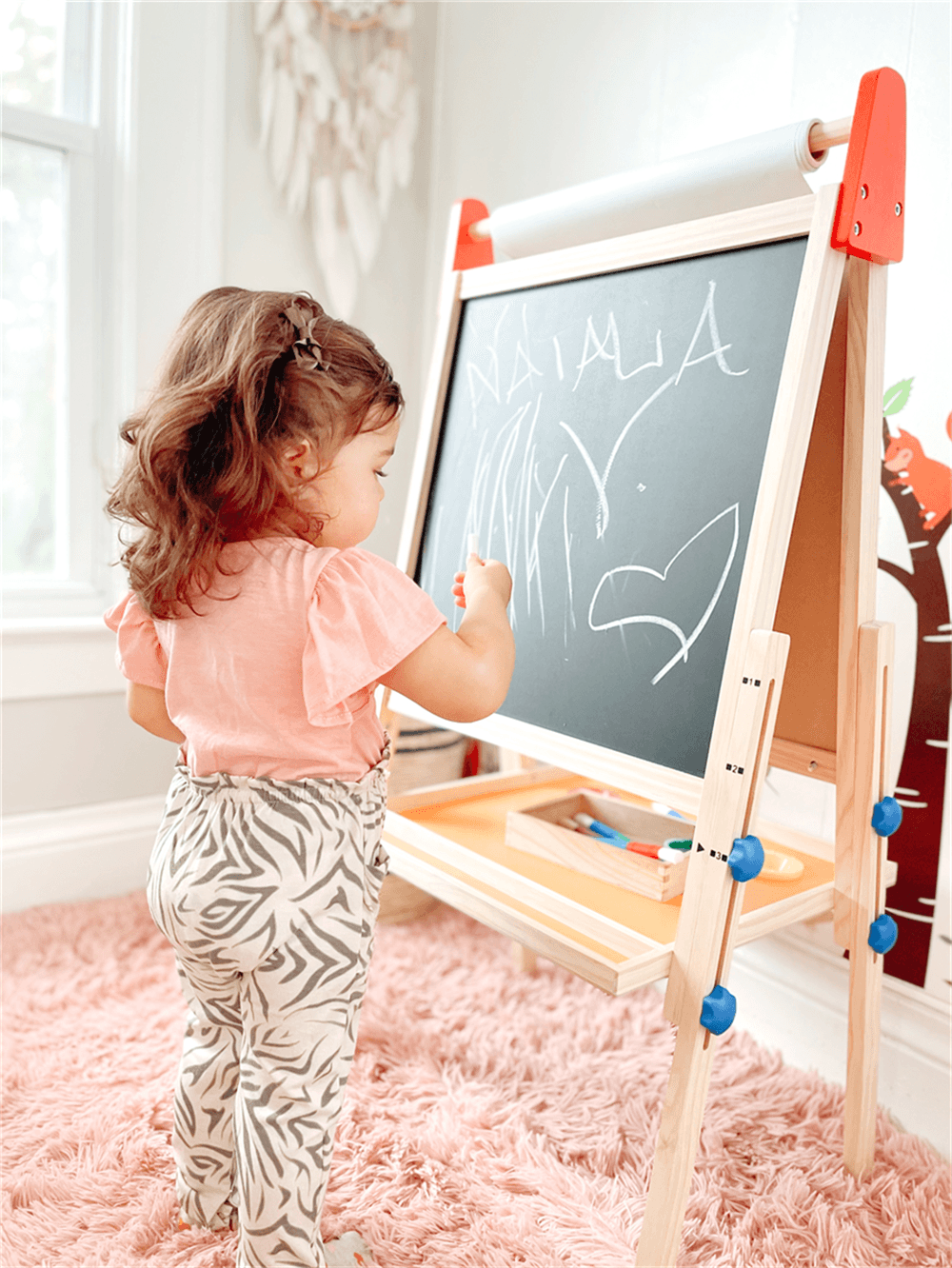 tiny land® double-sided easel for kids