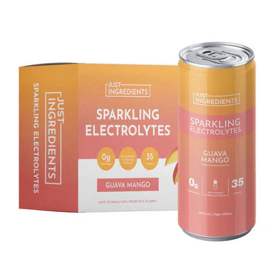 guava mango sparkling electrolytes, 12 pack