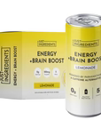 lemonade energy + brain boost, 12 pack