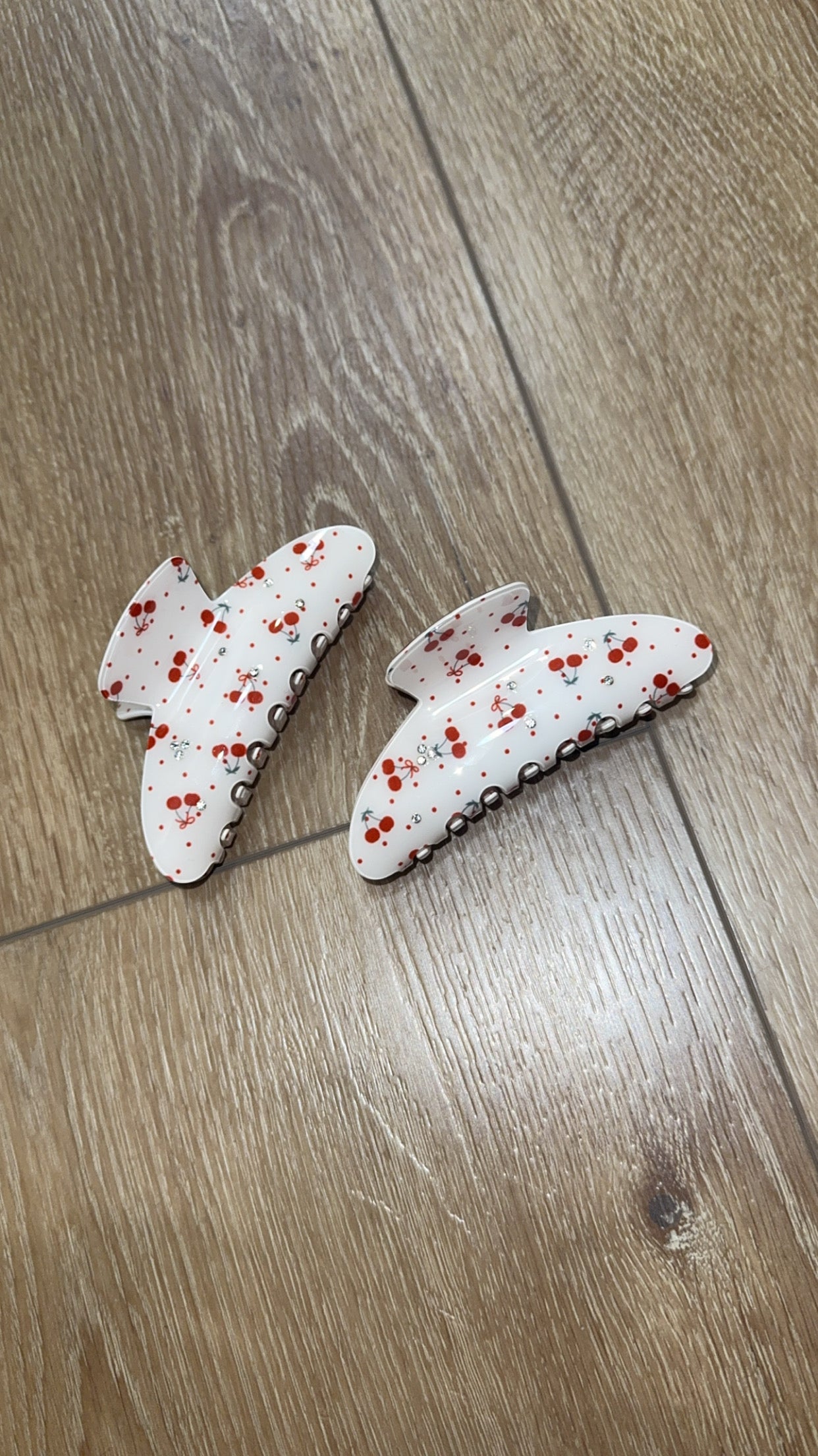 cherry pop hair clip