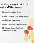 orange fizz energy + brain boost, 12 pack