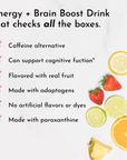 energy + brain boost lemonade stick