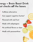 energy + brain boost - lemonade