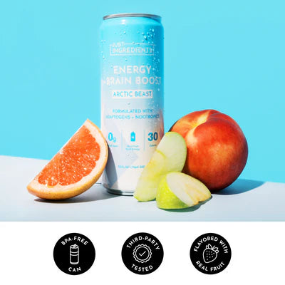 arctic beast energy + brain boost, single can