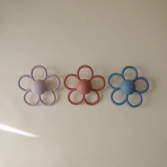 daisy rattle teether