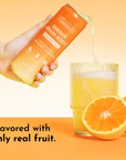 orange fizz energy + brain boost, 12 pack