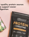 vanilla peanut butter protein + creatine