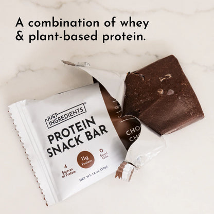 protein snack bars - chocolate chocolate chip
