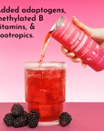 pomberry punch energy + brain boost, 12 pack
