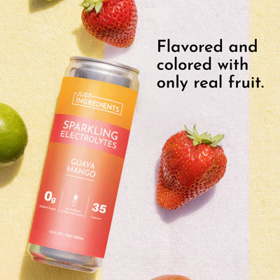 guava mango sparkling electrolytes, 12 pack