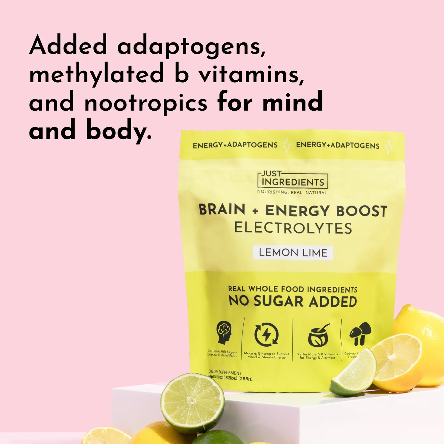 brain + energy boost electrolytes - lemon lime