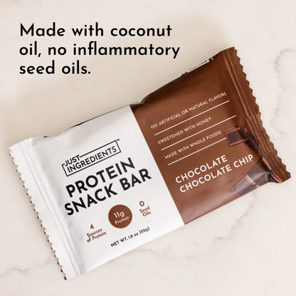 protein snack bars - chocolate chocolate chip
