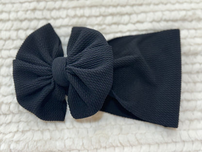 black bow