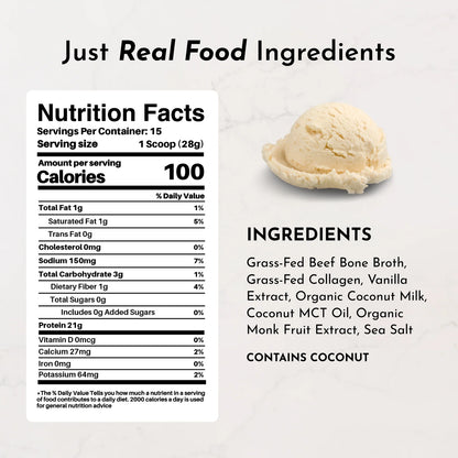 french vanilla bone broth protein powder