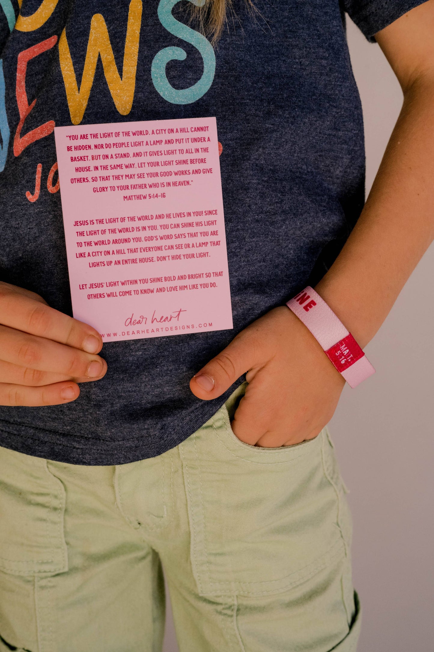 let your light shine kids bracelet